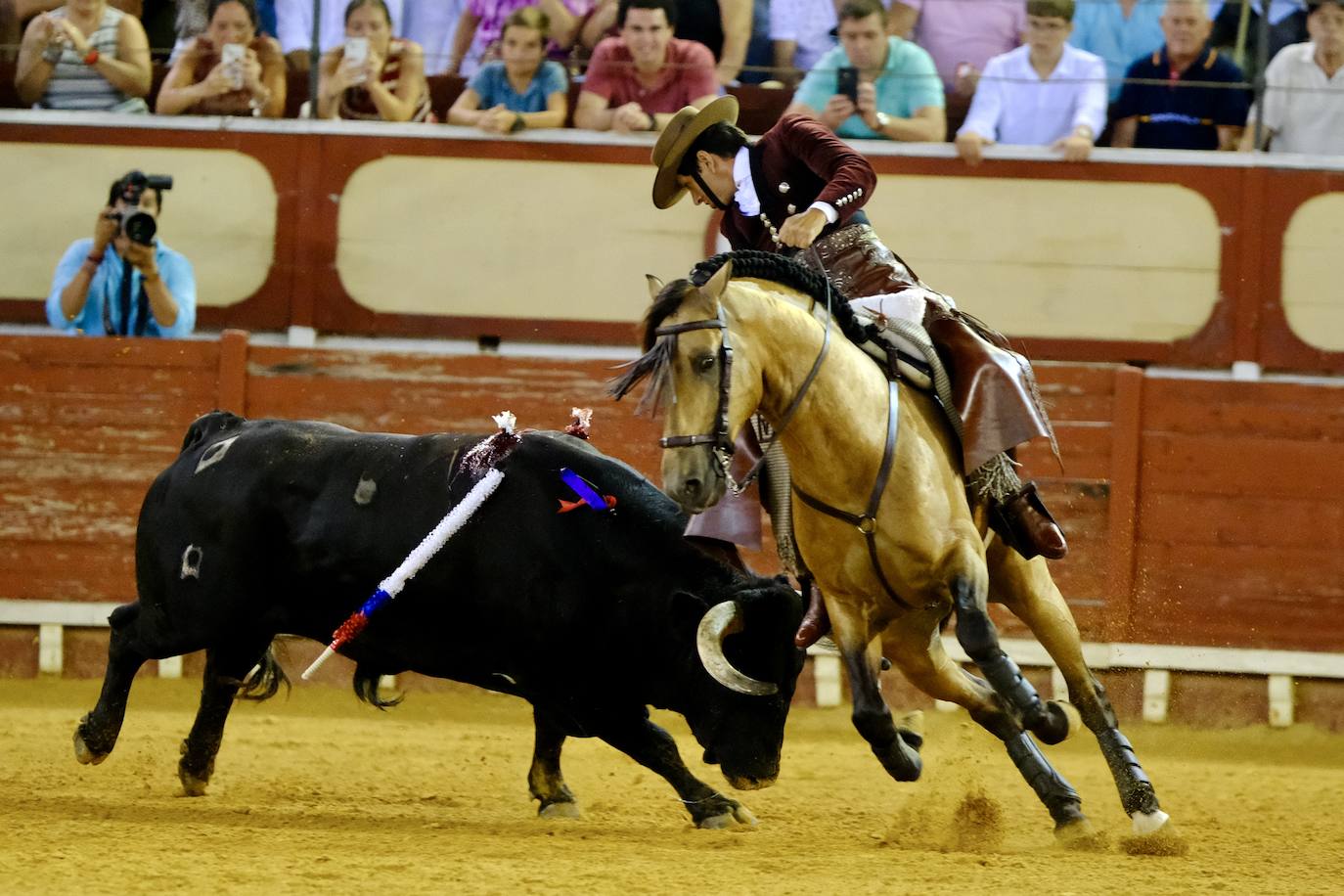 Oreja para Cartagena y Ventura ante un encastado encierro de Guiomar Cortés de Moura en El Puerto