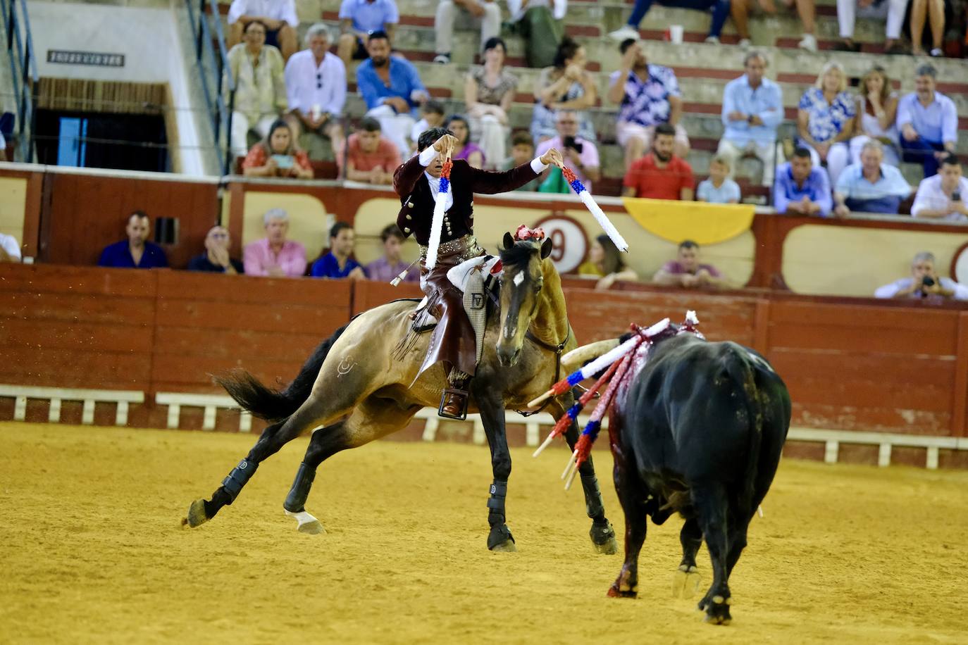 Oreja para Cartagena y Ventura ante un encastado encierro de Guiomar Cortés de Moura en El Puerto