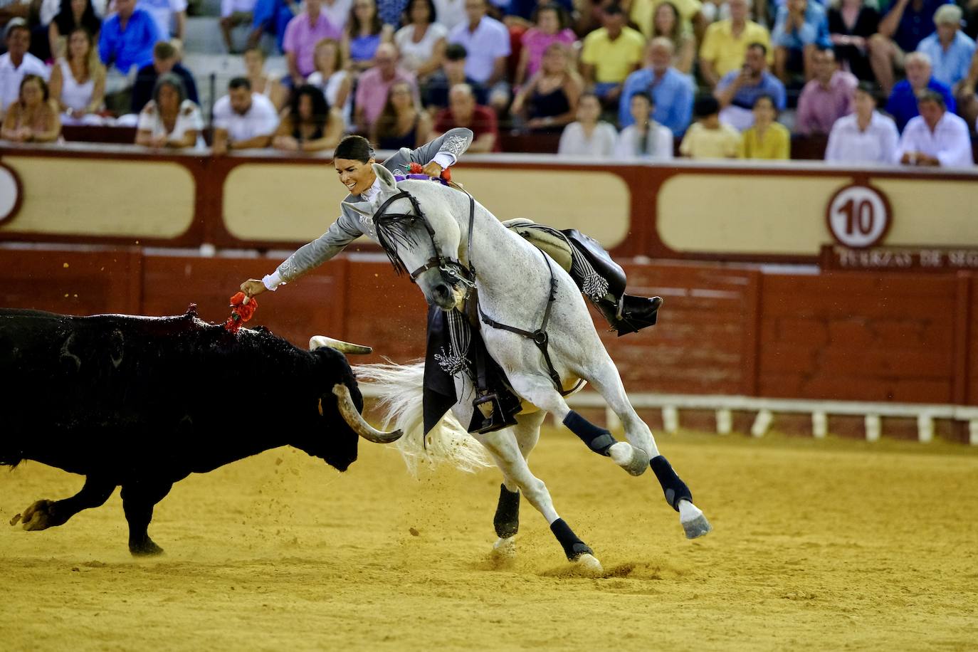 Oreja para Cartagena y Ventura ante un encastado encierro de Guiomar Cortés de Moura en El Puerto