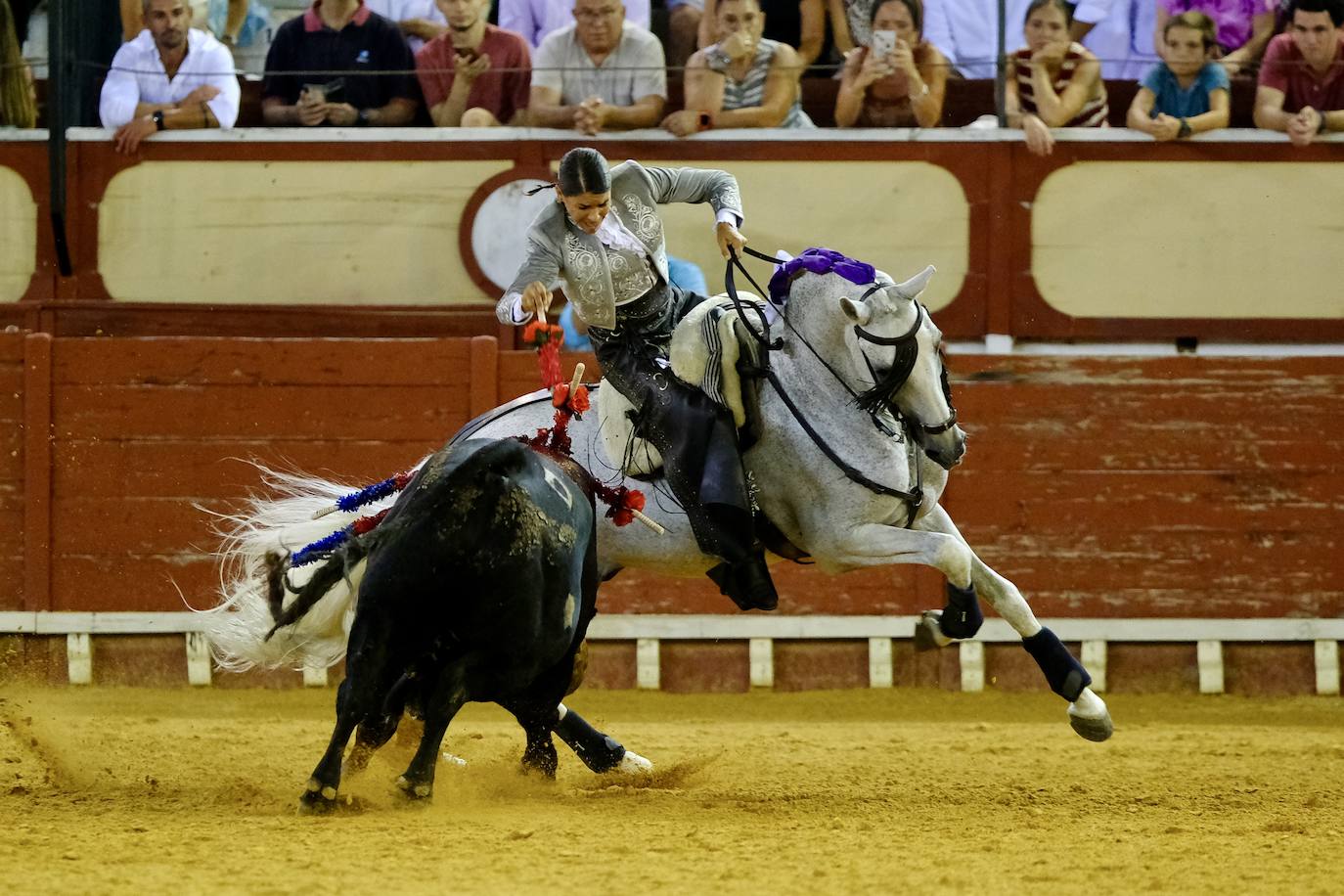 Oreja para Cartagena y Ventura ante un encastado encierro de Guiomar Cortés de Moura en El Puerto