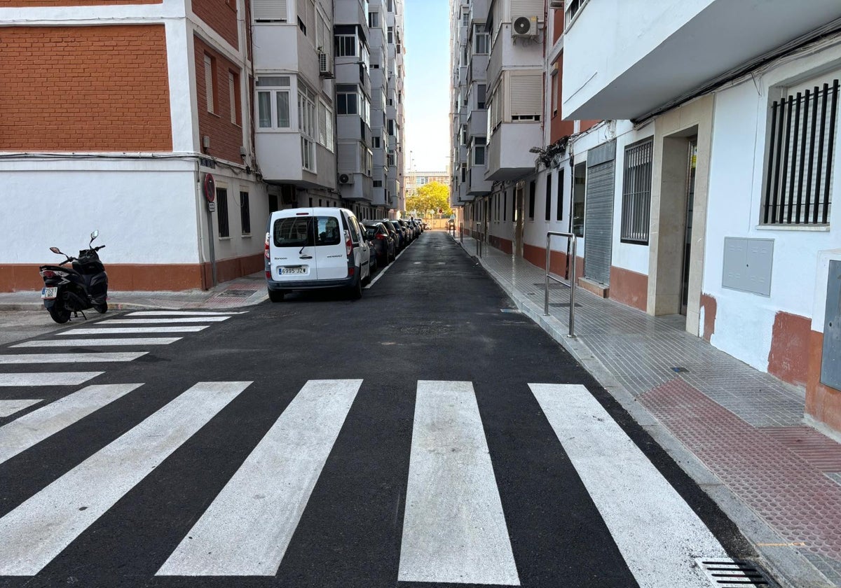 Finalizadas las obras del proyecto de construcción de la red de abastecimiento en la calle Plus Ultra.