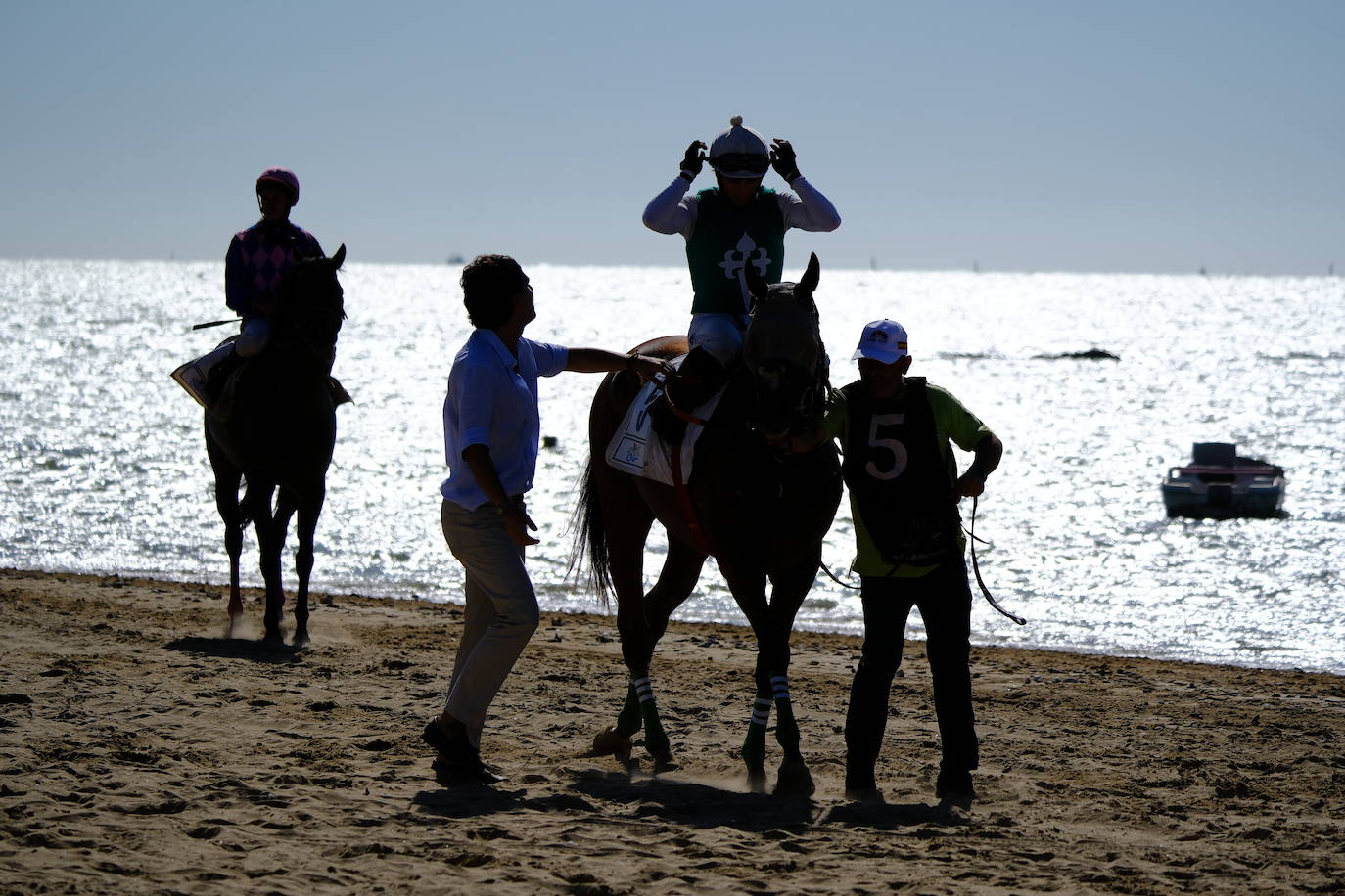 Fotos: Brillante doblete de Jaime Gelabert en las carreras de caballos de Sanlúcar