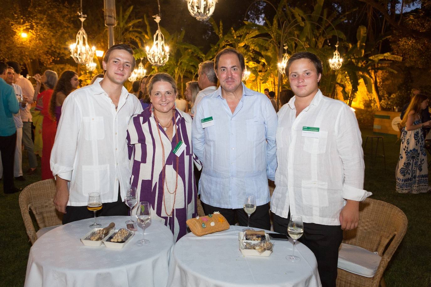 Jacobo Romero Díez, Begoña Díez Rainer, Jacobo Romero Domecq y Rodrigo Romero Díez