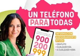 El teléfono de las mujeres atiende hasta junio en Cádiz 2.600 llamadas, un 54% más que en 2023