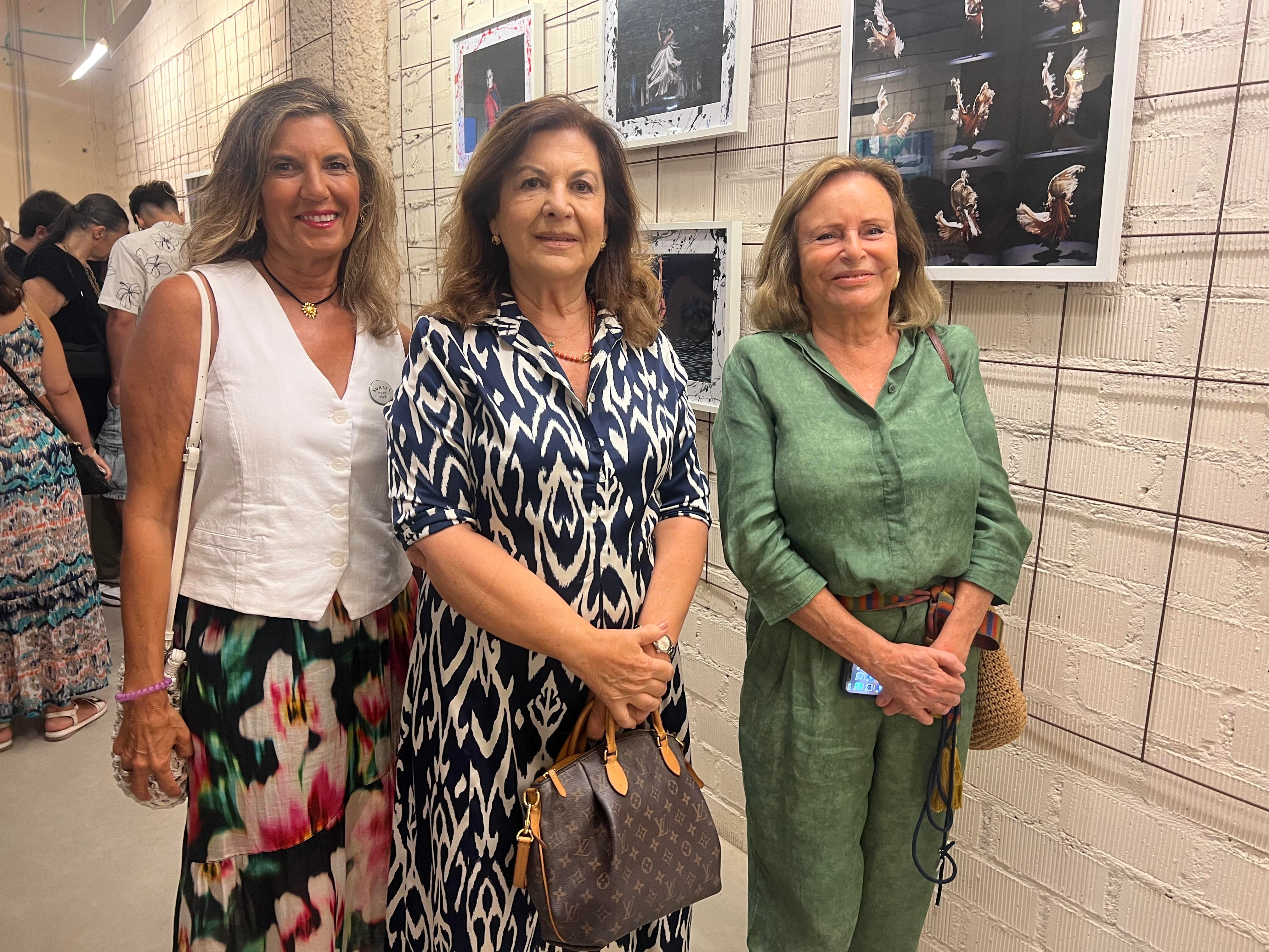 Milagros Serrano, Mabel Portillo y Leonor Villar