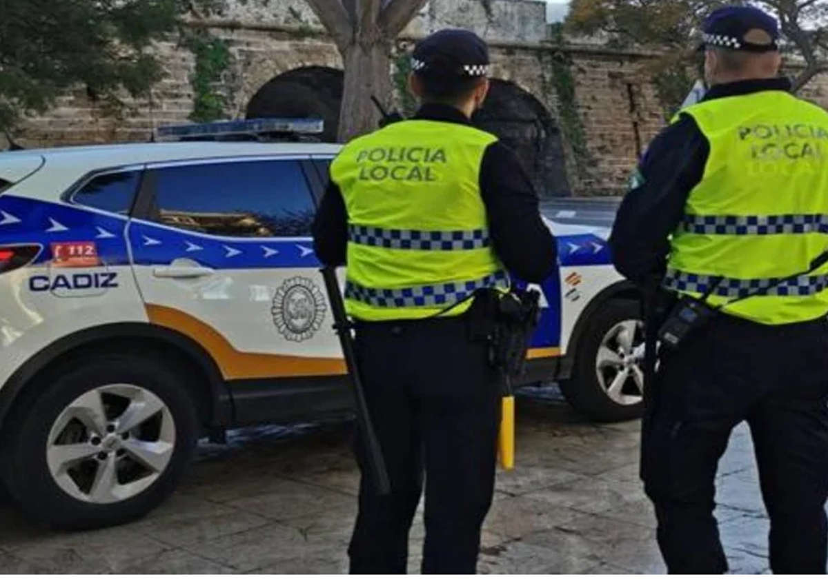 Agentes de la Policía Local de Cádiz