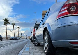 Este lunes finaliza la zona azul del Paseo Marítimo de Cádiz