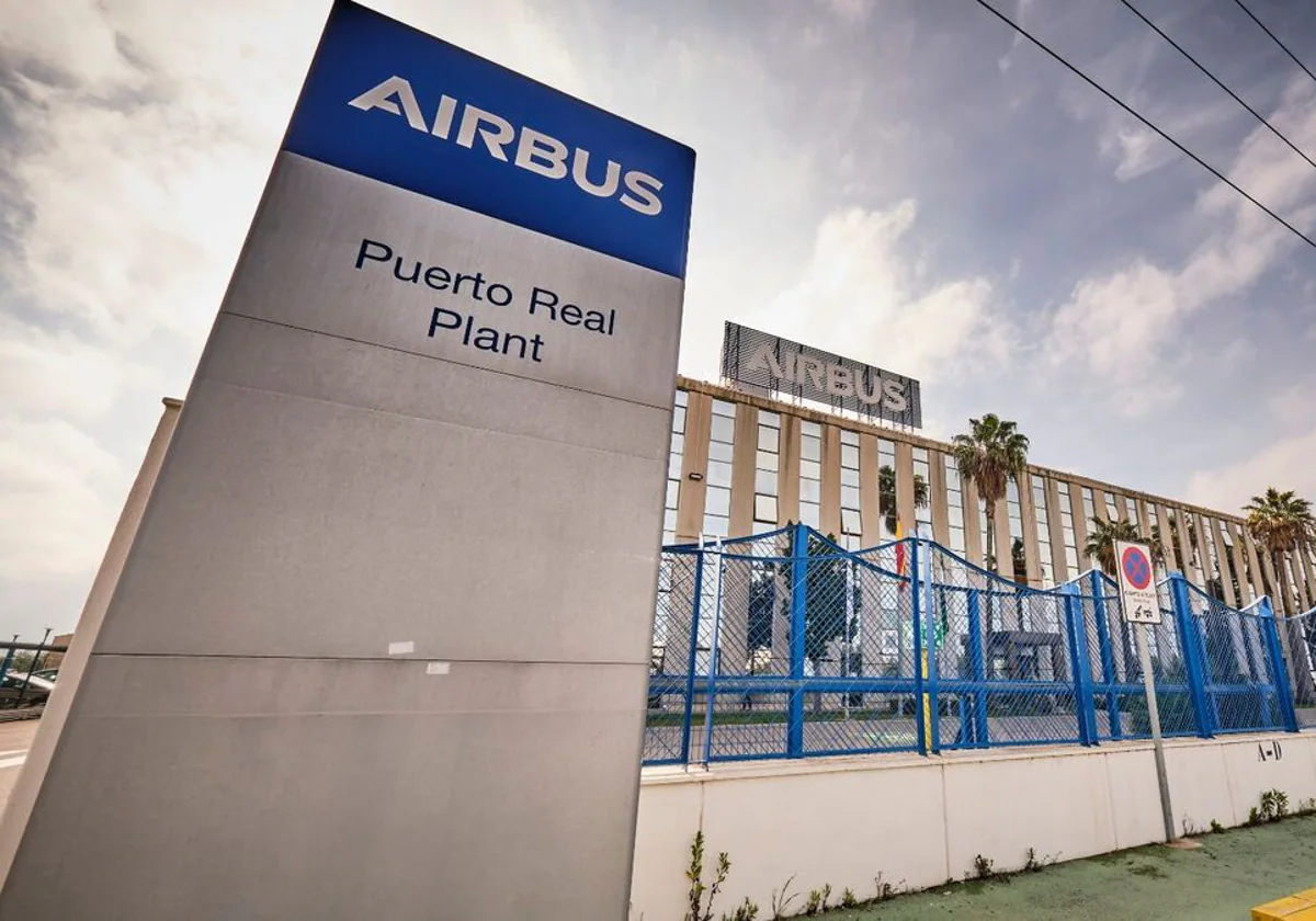 Antigua planta de Airbus en Puerto Real