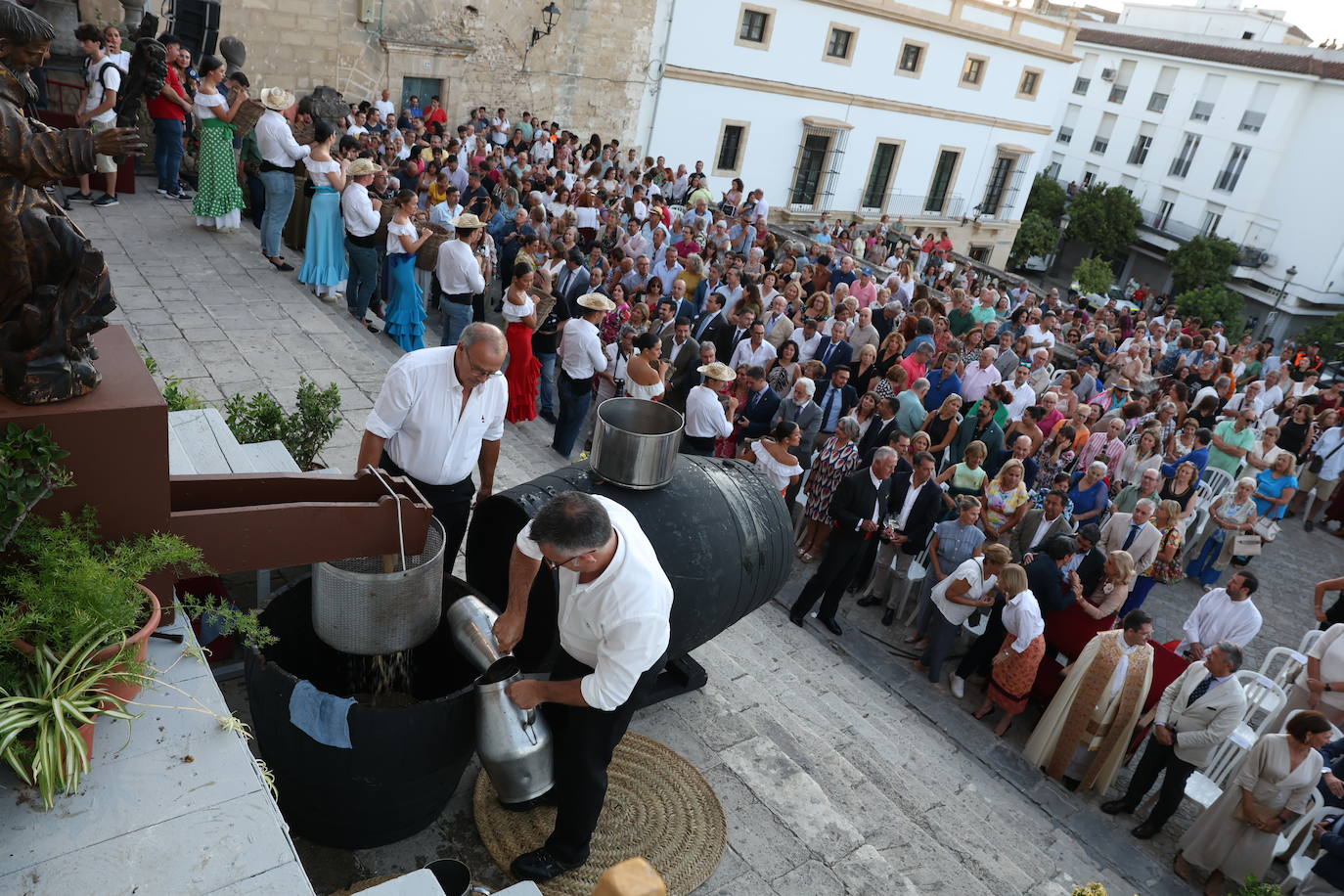 Fotos: Así ha sido la ceremonia de la Pisa de la Uva en el Reducto de la Catedral de Jerez