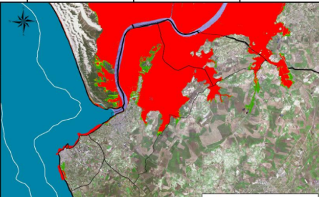 La Bahía de Cádiz, el litoral de la Janda y la Costa Noroeste, las zonas más vulnerables ante la esperada subida del nivel del mar