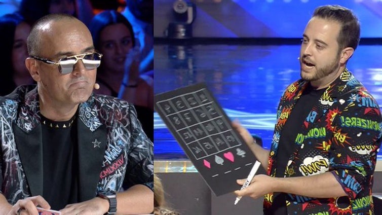 Un mago gaditano dejó sin palabras a Risto Mejide en 'Got Talent': «¿Cómo lo has hecho?»