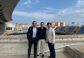 Comienzan las obras del Gran Hotel Luna de Cádiz en la tribuna del Estadio