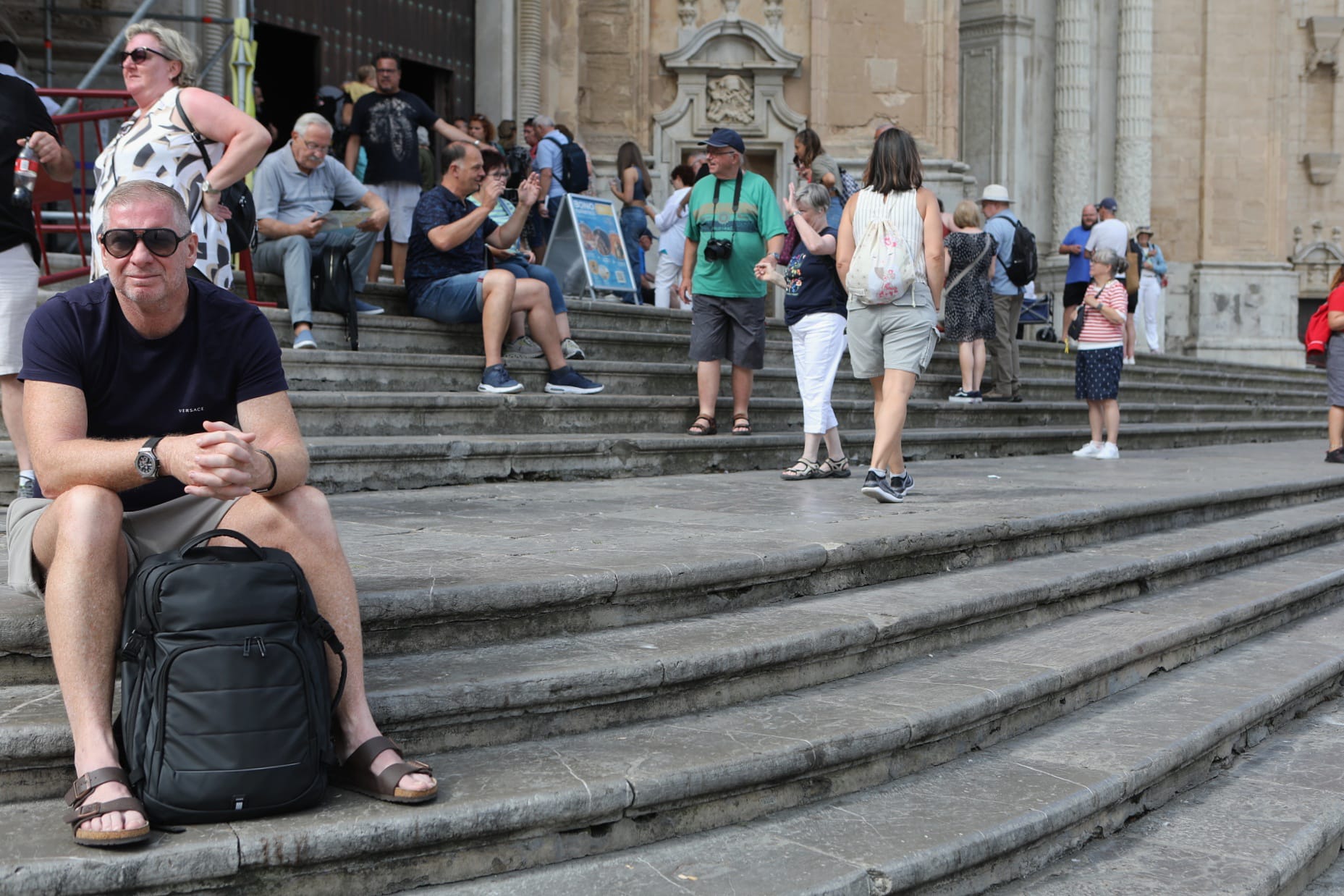 Casi 10.000 cruceristas se hacen notar en Cádiz este miércoles