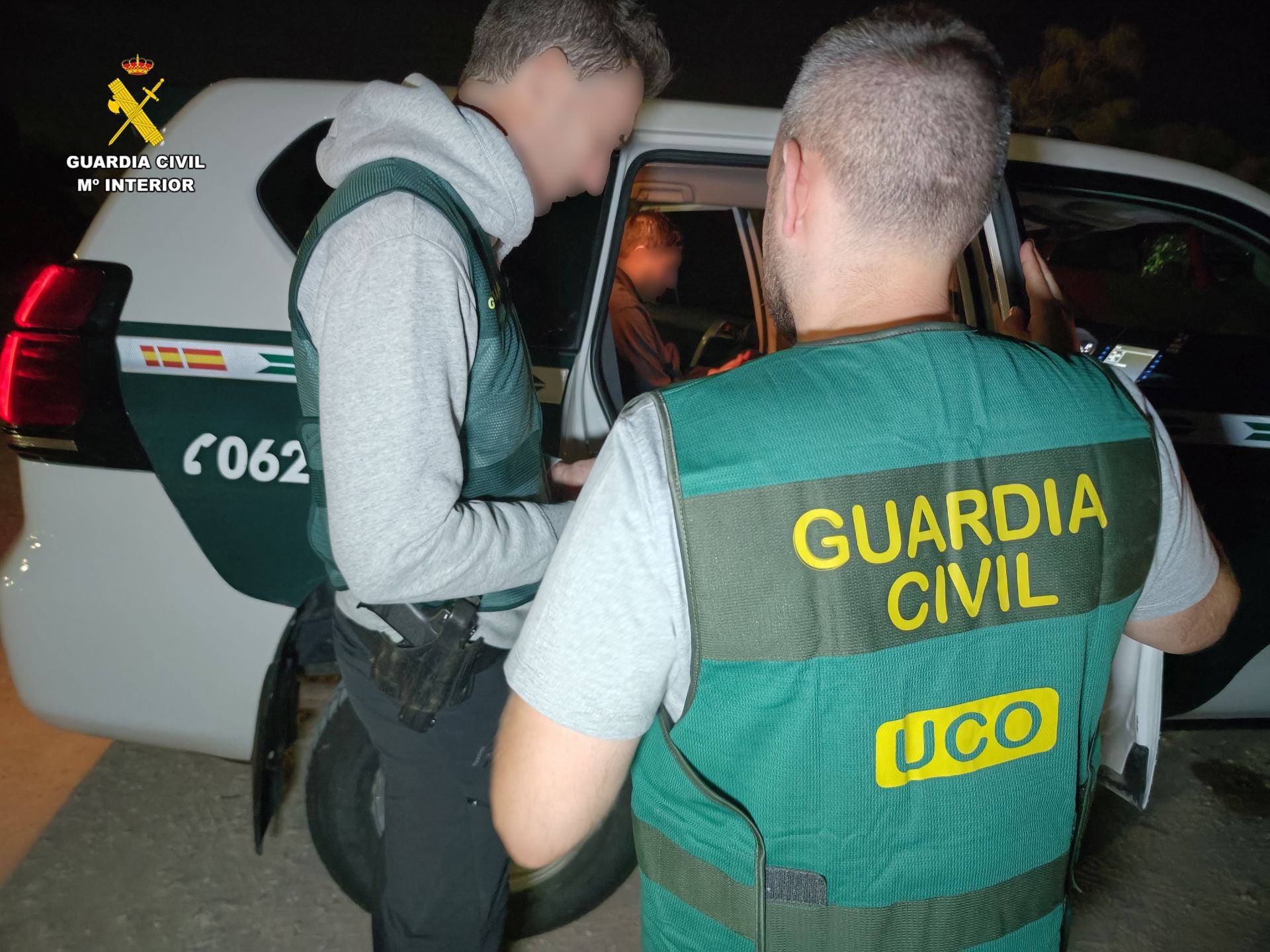 Las imágenes que todos querían ver: Karim, detenido por la Guardia Civil