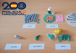 Desmantelado en San Fernando un punto muy activo de venta de cocaína, MDMA y ketamina en Hornos Púnicos