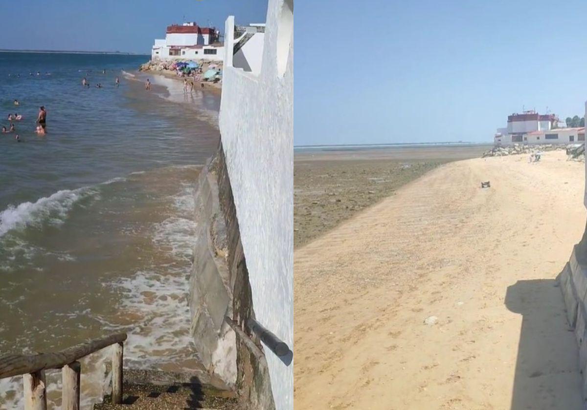 Diferencia de las mareas en Sanlúcar y Chipiona