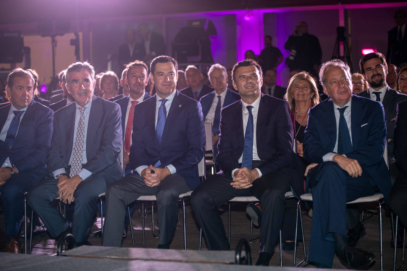 Eugenio Díaz el Río, Iñaki Arechabaleta, Juanma Moreno Bonilla, Bruno García y Álvaro Rodríguez Guitart