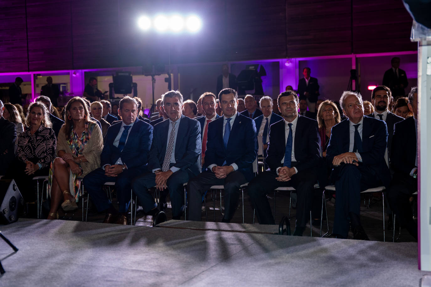 Ana Mestre, Ana Delgado Galán, Eugenio Díaz del Río Jáudenes, Iñaki Arechabaleta, Juanma Moreno Bonilla, Bruno García y Álvaro Rodríguez Guitart