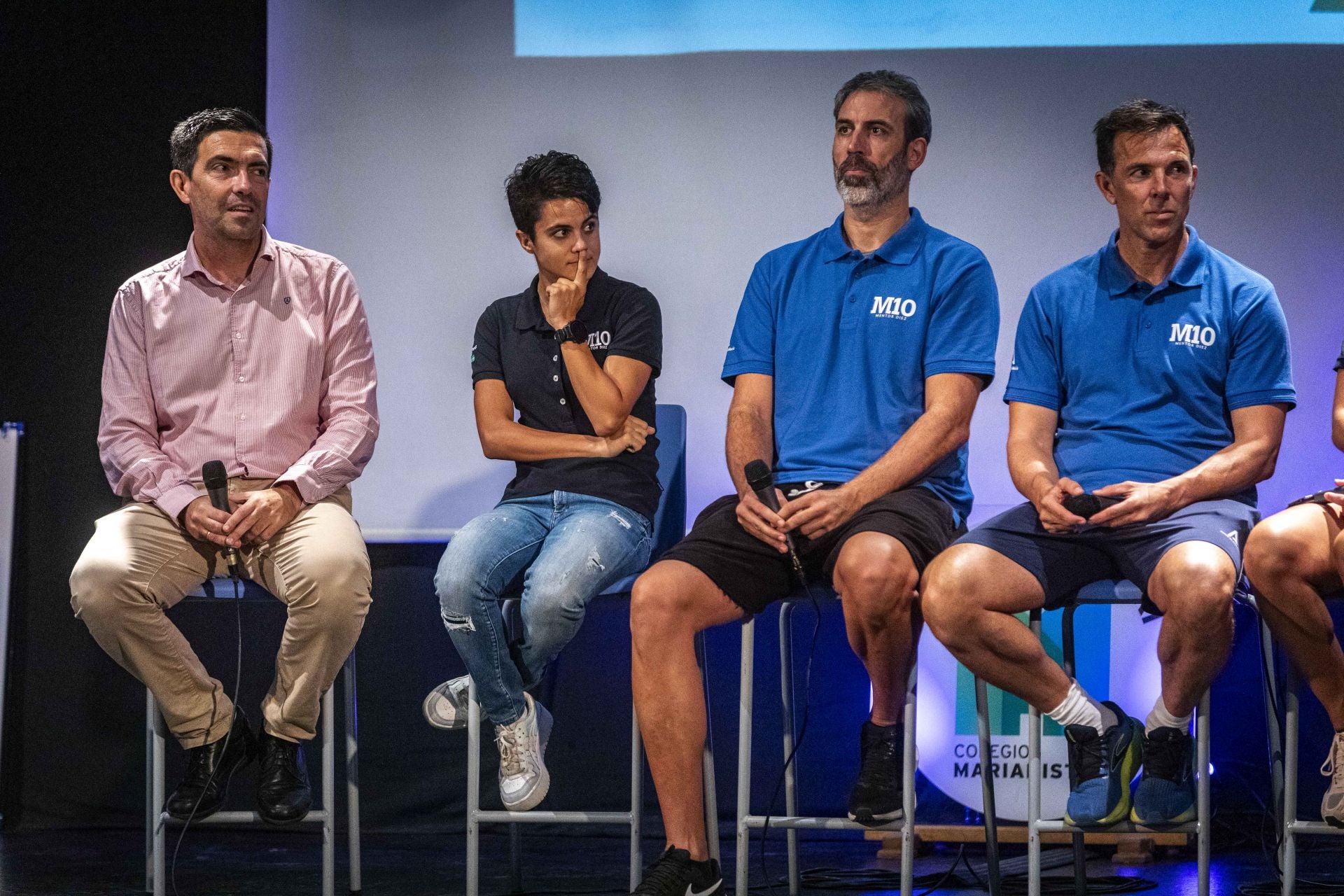 Fotos: los campeones llegan al Colegio San Felipe Neri