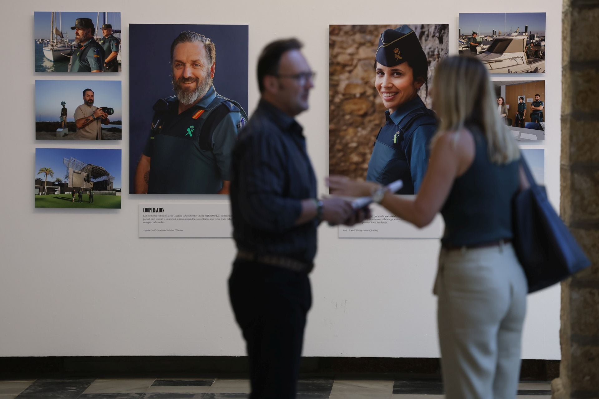 La exposición ‘Valores de la Guardia Civil. 180 años cerca de ti’, ya en Diputación de Cádiz