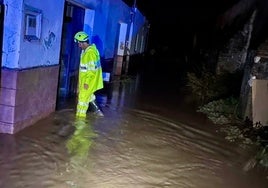 Evacuadas 19 personas, entre ellas varios menores, por las lluvias en Villamartín