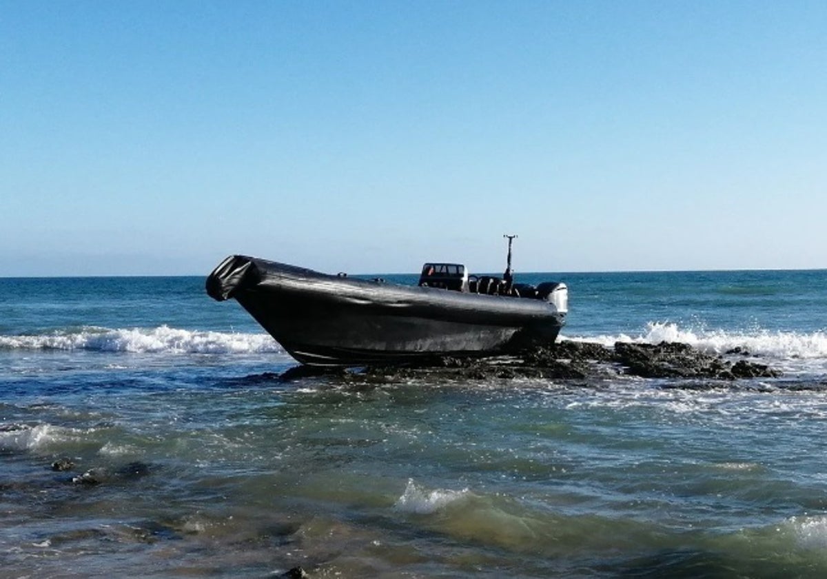 Narcolancha en Cádiz.