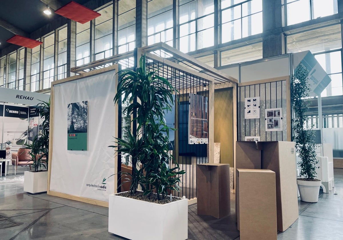 El Colegio de Arquitectos de Cádiz participa en ExpoConstruye con un estand que defiende la arquitectura sostenible