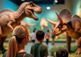 'Explora Dinosaurs', una aventura prehistórica de dinosaurios con una exposición interactiva que ya puede visitarse en Cádiz