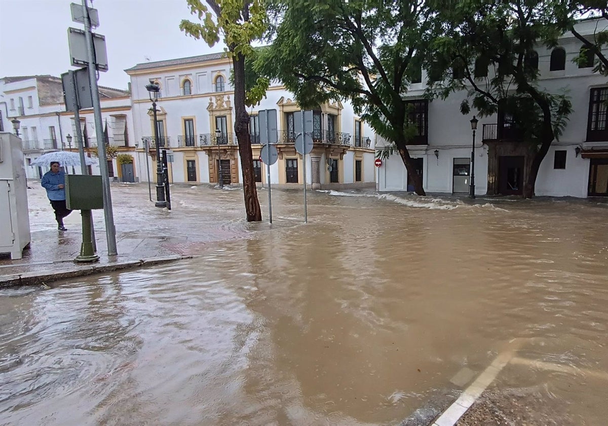 Calle Porvera, en Jerez