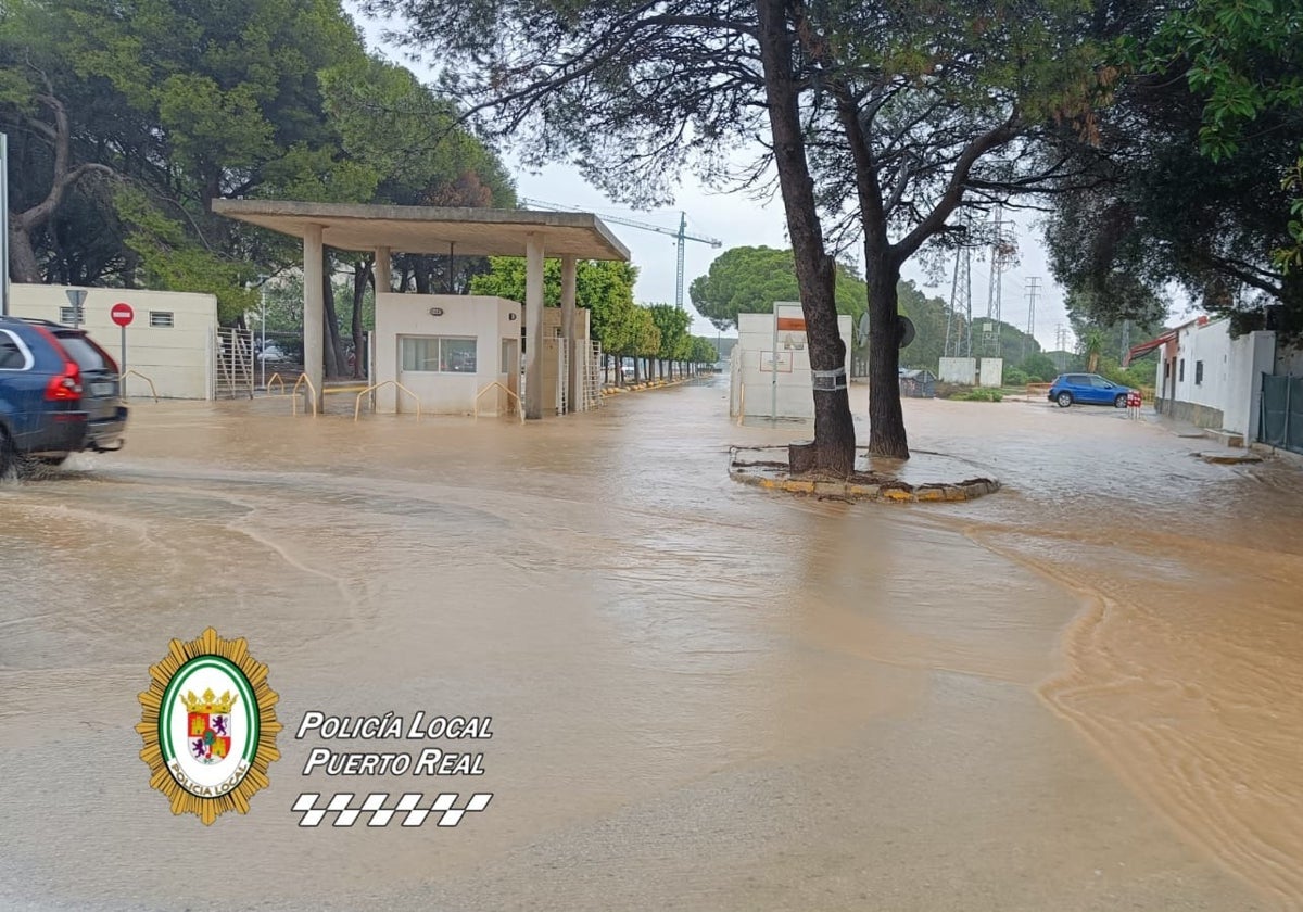 Los hospitales de la provincia de Cádiz, afectados por las lluvias