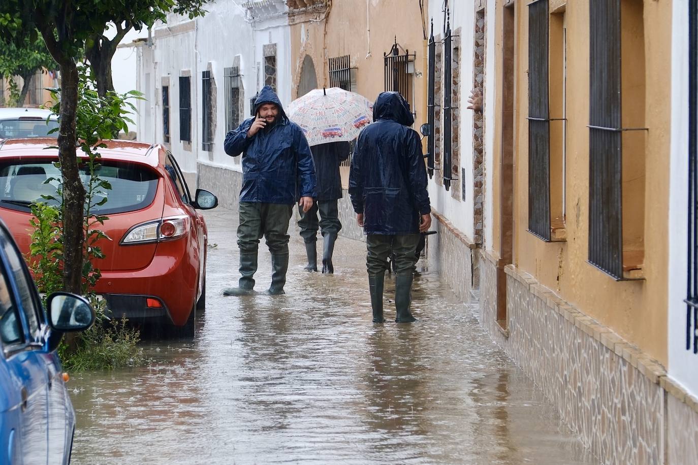 Fotos: La barriada del Buen Pastor en San Fernando anegada por las lluvias