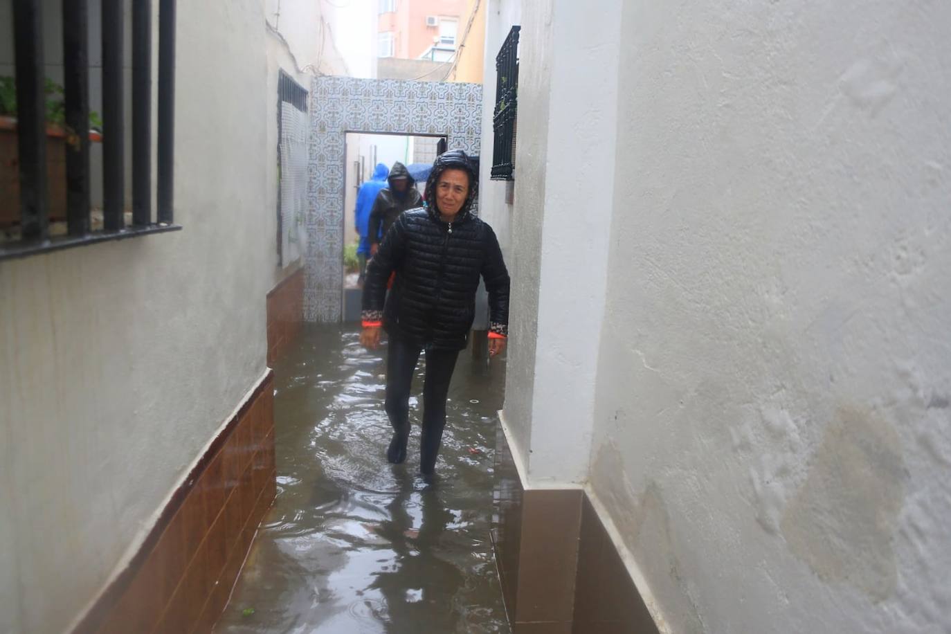 Fotos: La barriada del Buen Pastor en San Fernando anegada por las lluvias