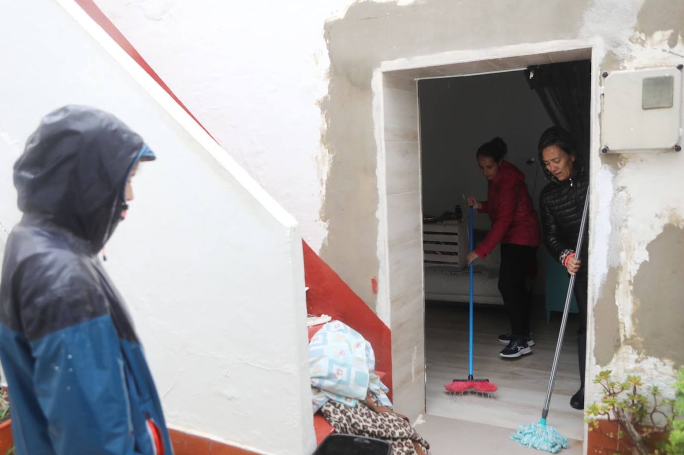 Fotos: La barriada del Buen Pastor en San Fernando anegada por las lluvias