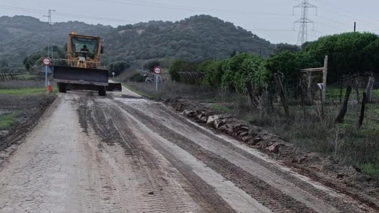 Actualización de las carreteras en la provincia de Cádiz: reabiertas cuatro carreteras secundarias y permanecen cortadas