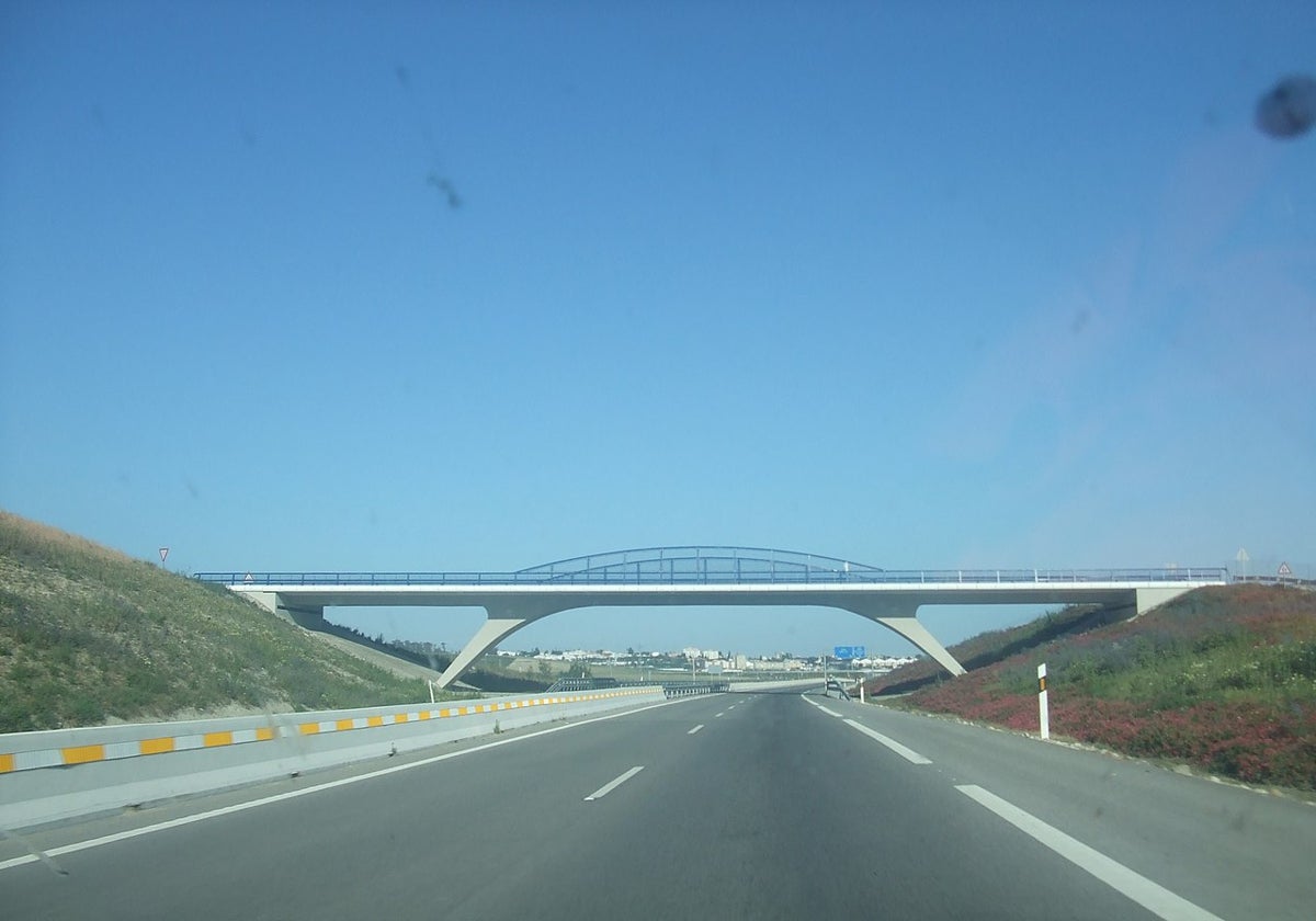 A-480, que une Jerez y Sanlúcar, en foto de archivo.