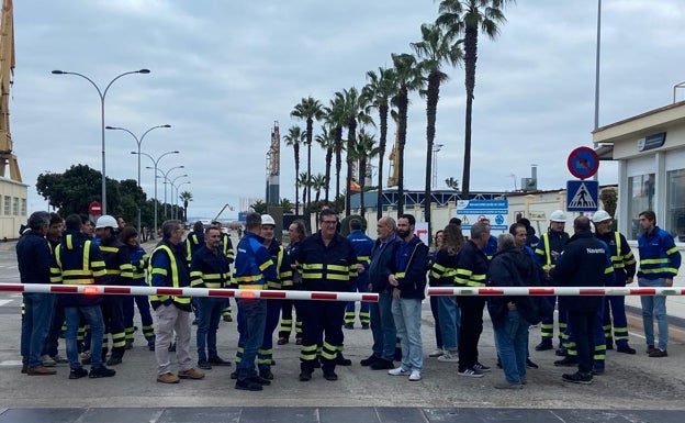 Paro generalizado en los astilleros de la Bahía de Cádiz