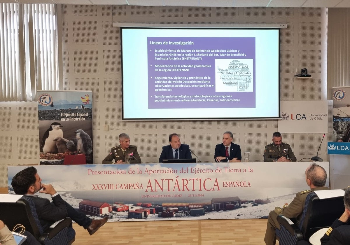 Presentación de la aportación del Ejército de Tierra a la XXXVIII Campaña Antártica Española (CAE).