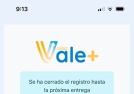 'Cádiz Vale Más 2024': Emitidos los primeros 135.000 vales