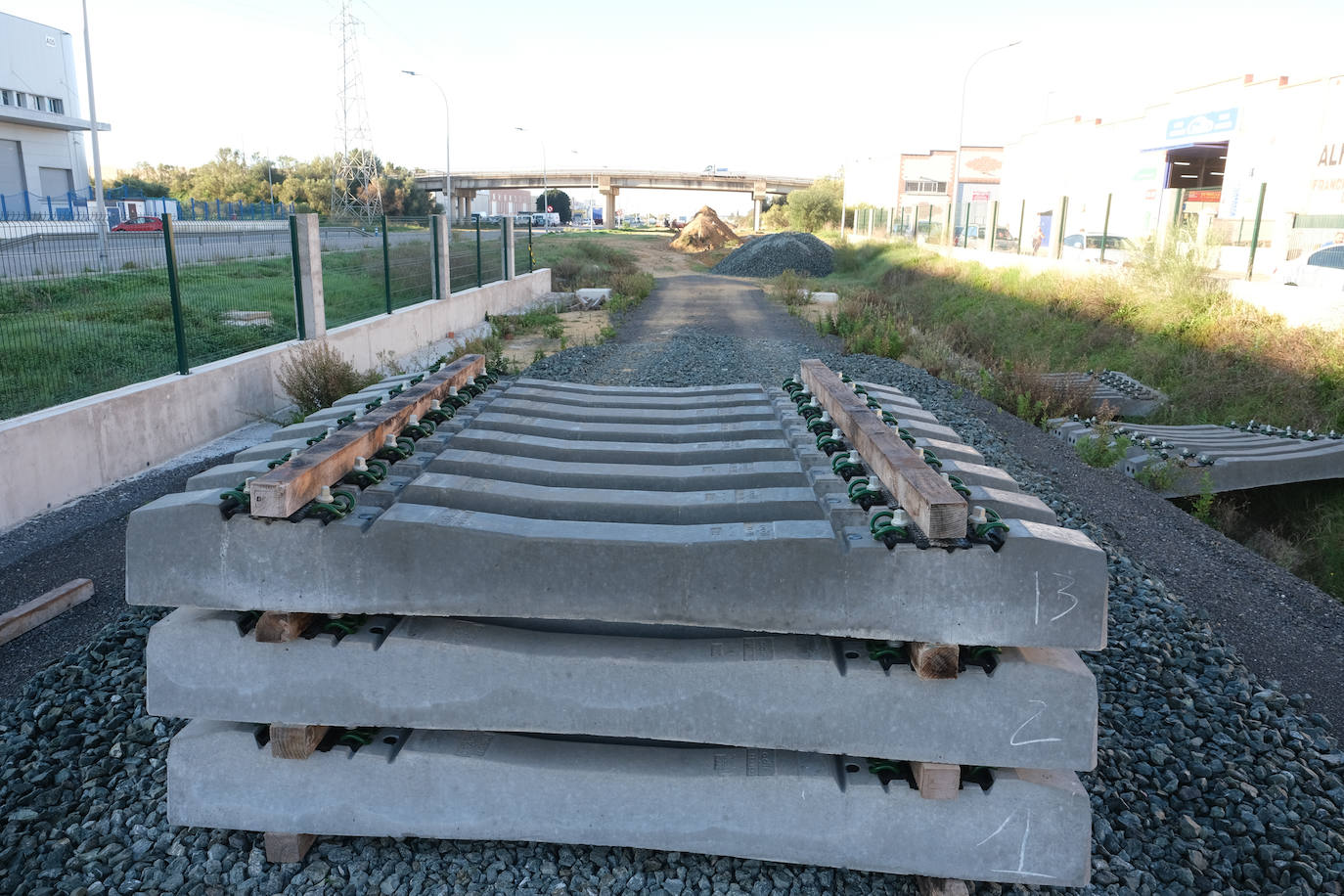 Fotos: Así están las obras del tren de La Cabezuela