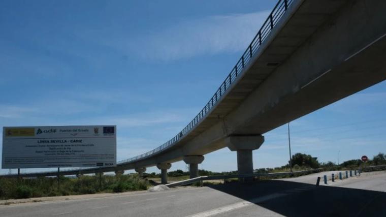 Aspecto del Viaducto entre La Cabezuela y el Trocadero