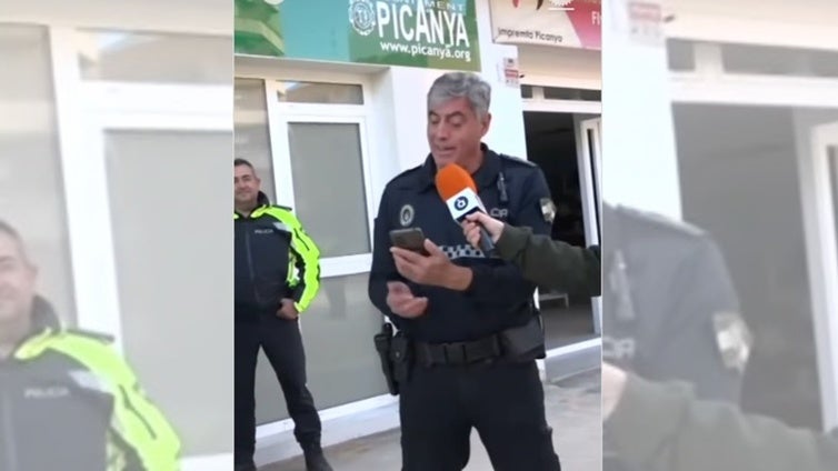 Una versión de 'Bailar pegados' de un Policía de Jerez emociona a los vecinos afectados por la DANA de Valencia