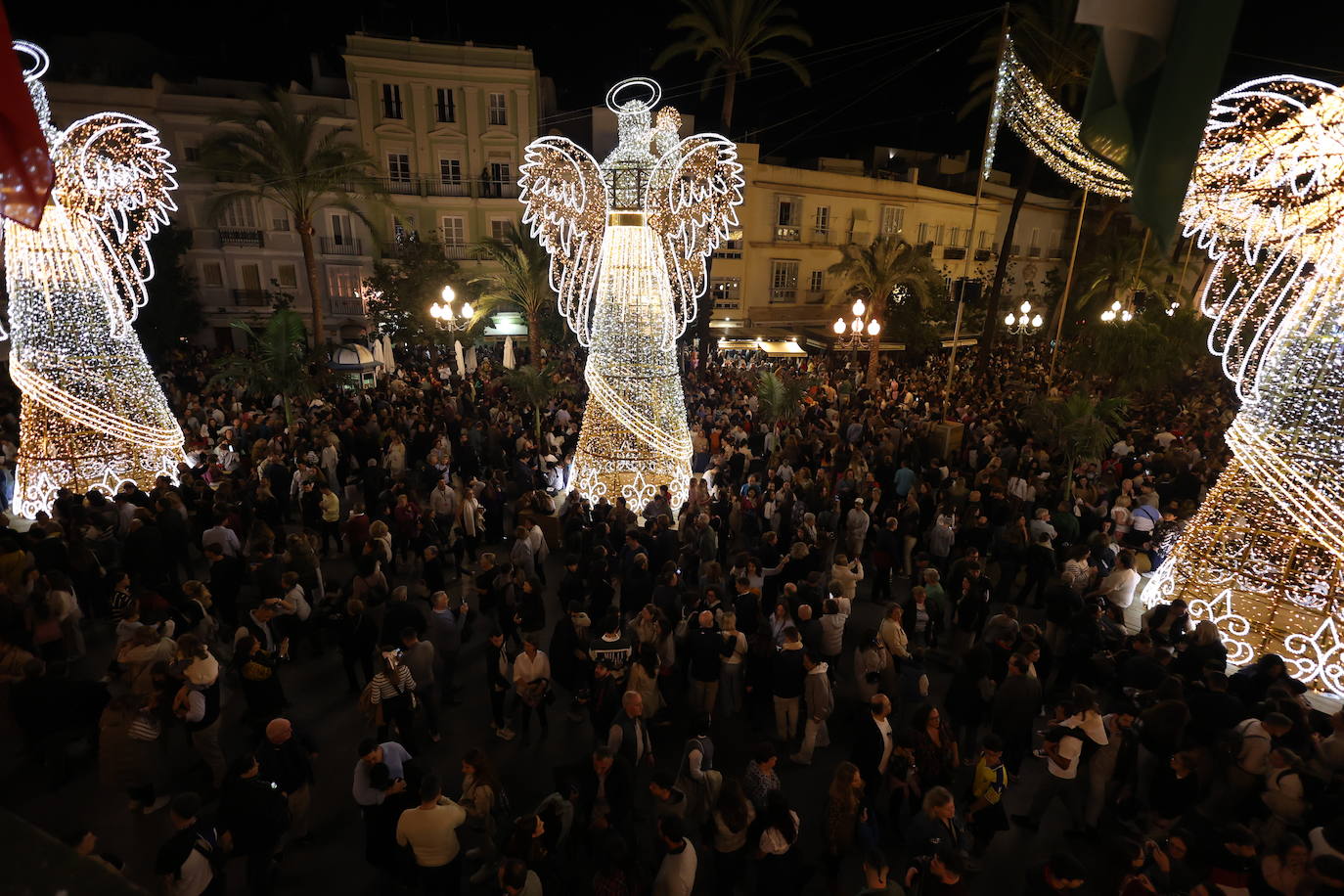 Fotos: Así ha sido la inauguración de Navidad 2024 en Cádiz