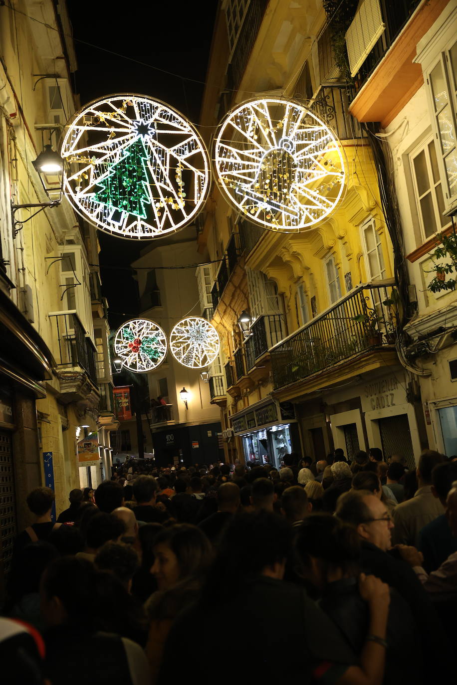 Fotos: Así ha sido la inauguración de Navidad 2024 en Cádiz