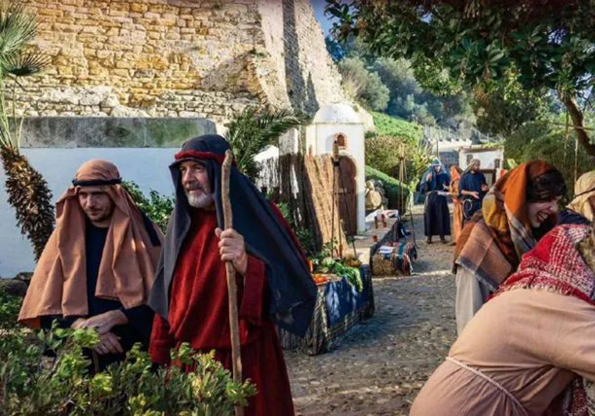 Belén viviente de Medina Sidonia, en vídeo de archivo.