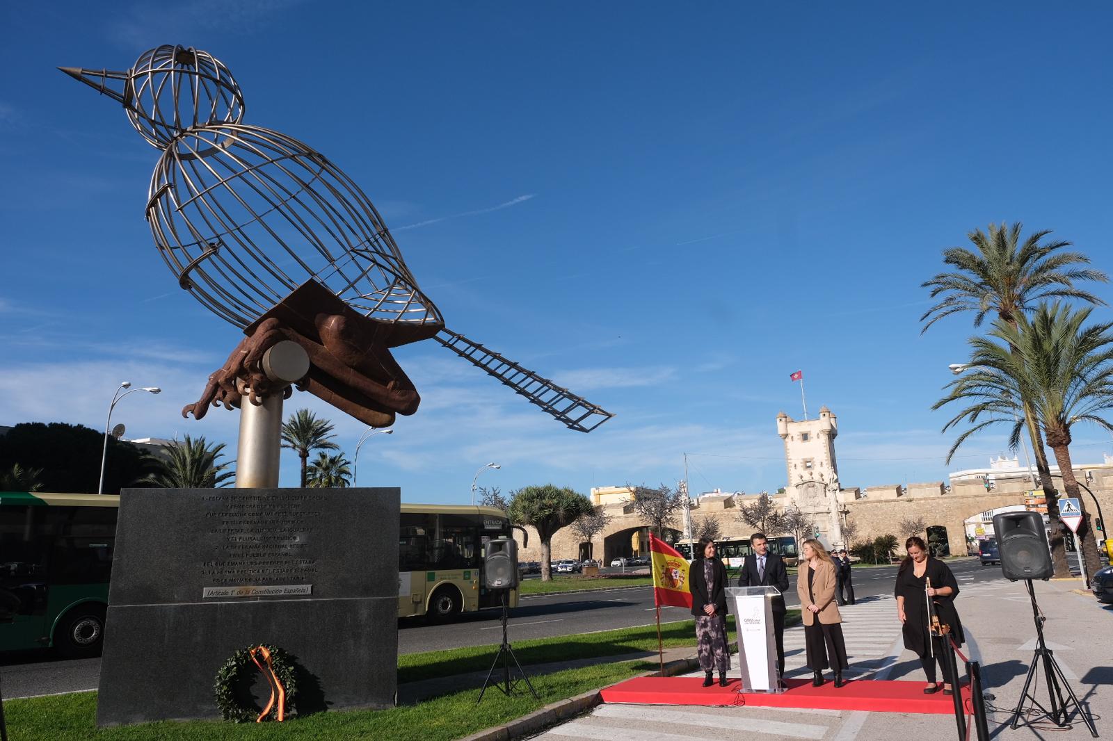 Las imágenes de los actos del Día de la Constitución en Cádiz