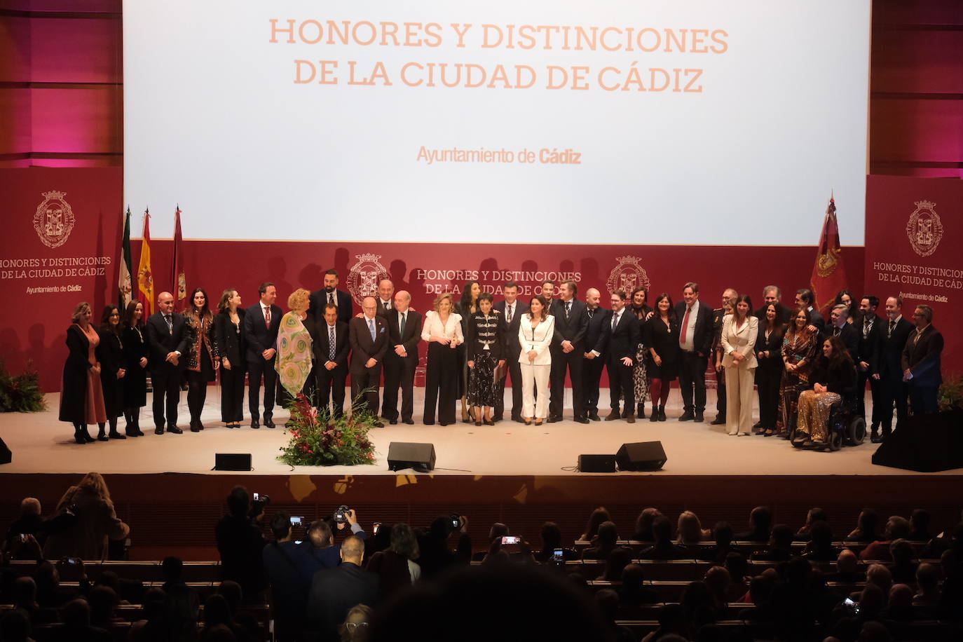 Las imágenes del acto de Honores y Distinciones de Cádiz