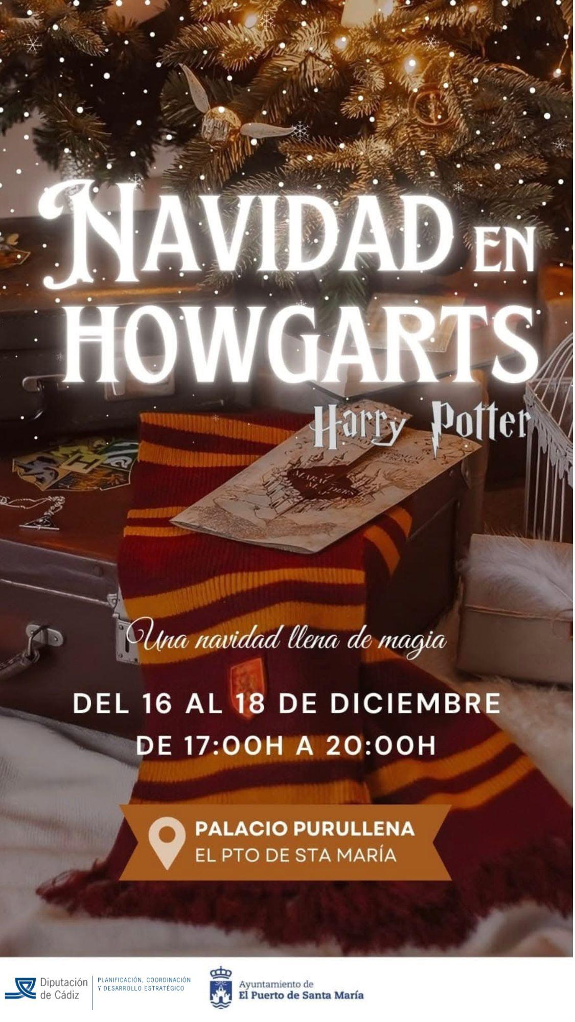 Cartel de 'Navidad en Howgarts'