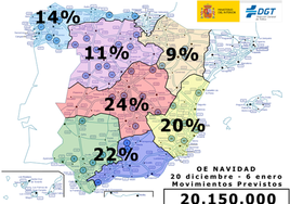 La DGT avisa: estos son los días, las horas y los lugares donde habrá más atascos esta Navidad