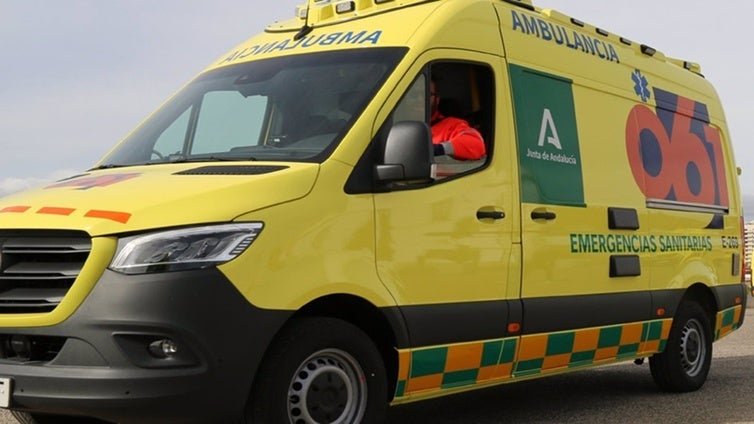 Herido un hombre tras una salida de vía en la A-314 a la altura de la Barca de Vejer