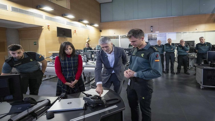 El recuerdo especial de Grande-Marlaska para los guardias civiles asesinados en Barbate